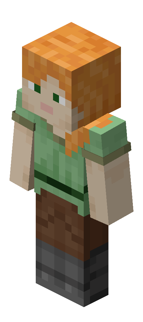 Alex in Minecraft