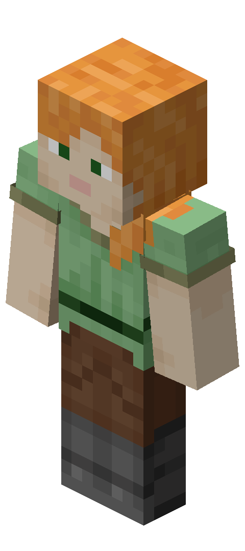 Alex (classic) in Minecraft