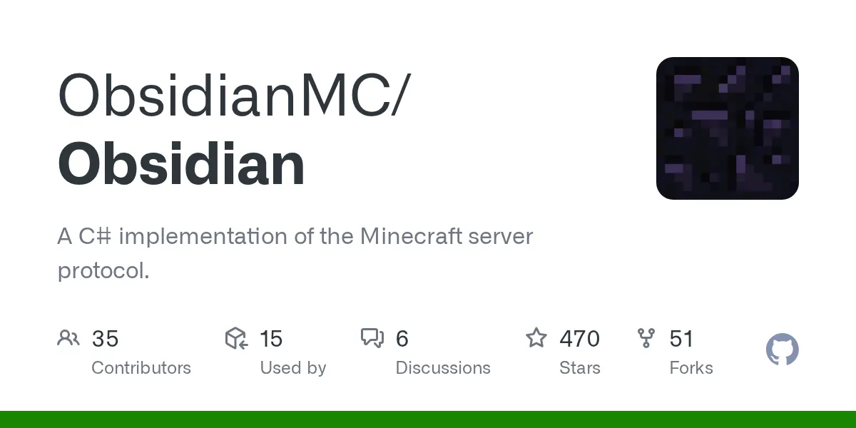 Building Servers in C#: The Obsidian Minecraft Alternative
