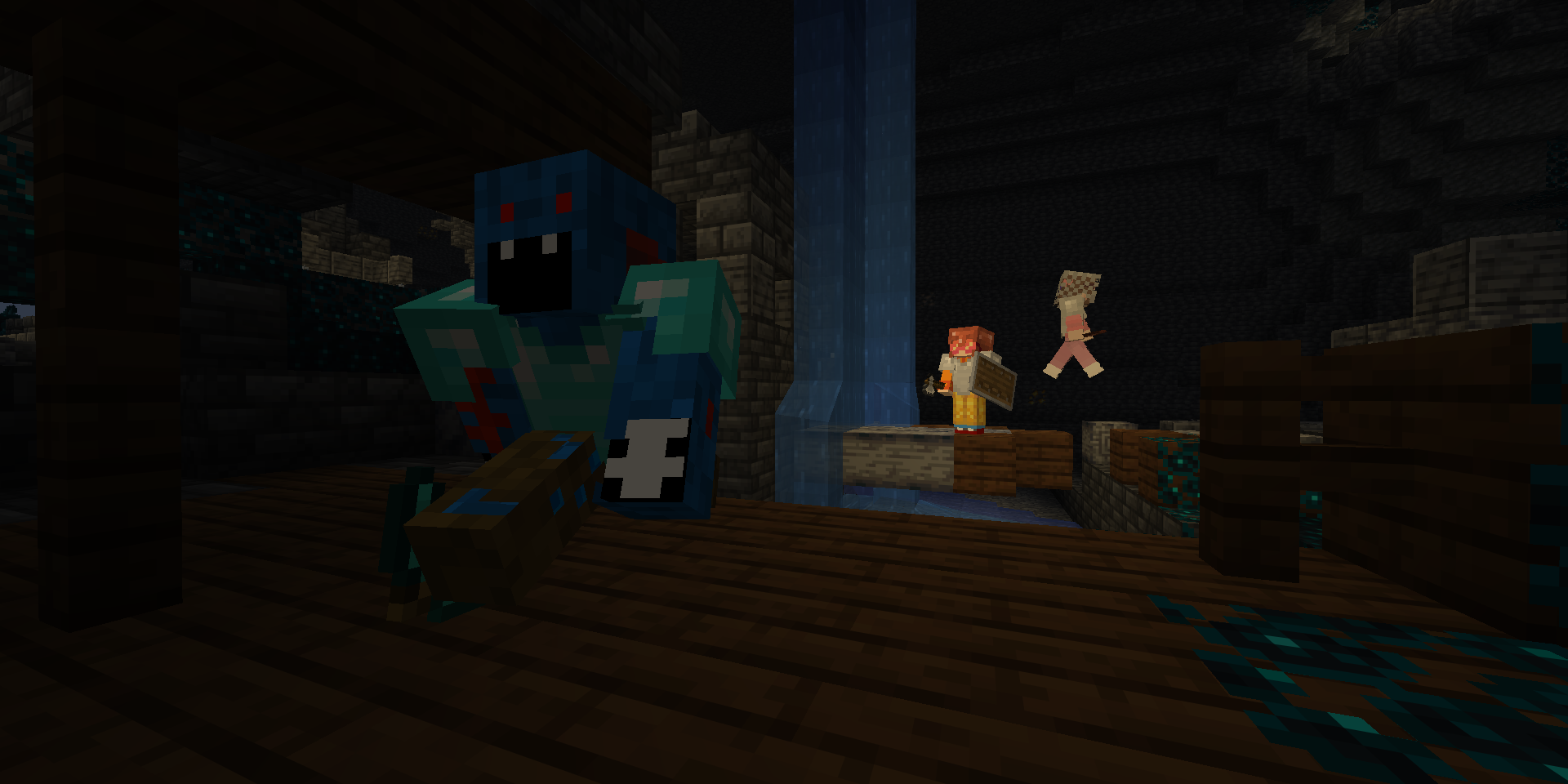 Ancient dwellers in Minecraft