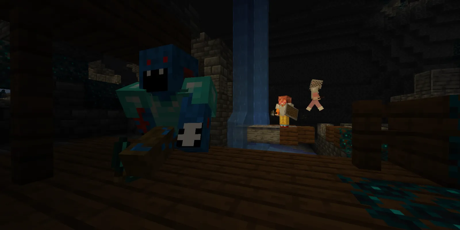 Ancient dwellers in Minecraft