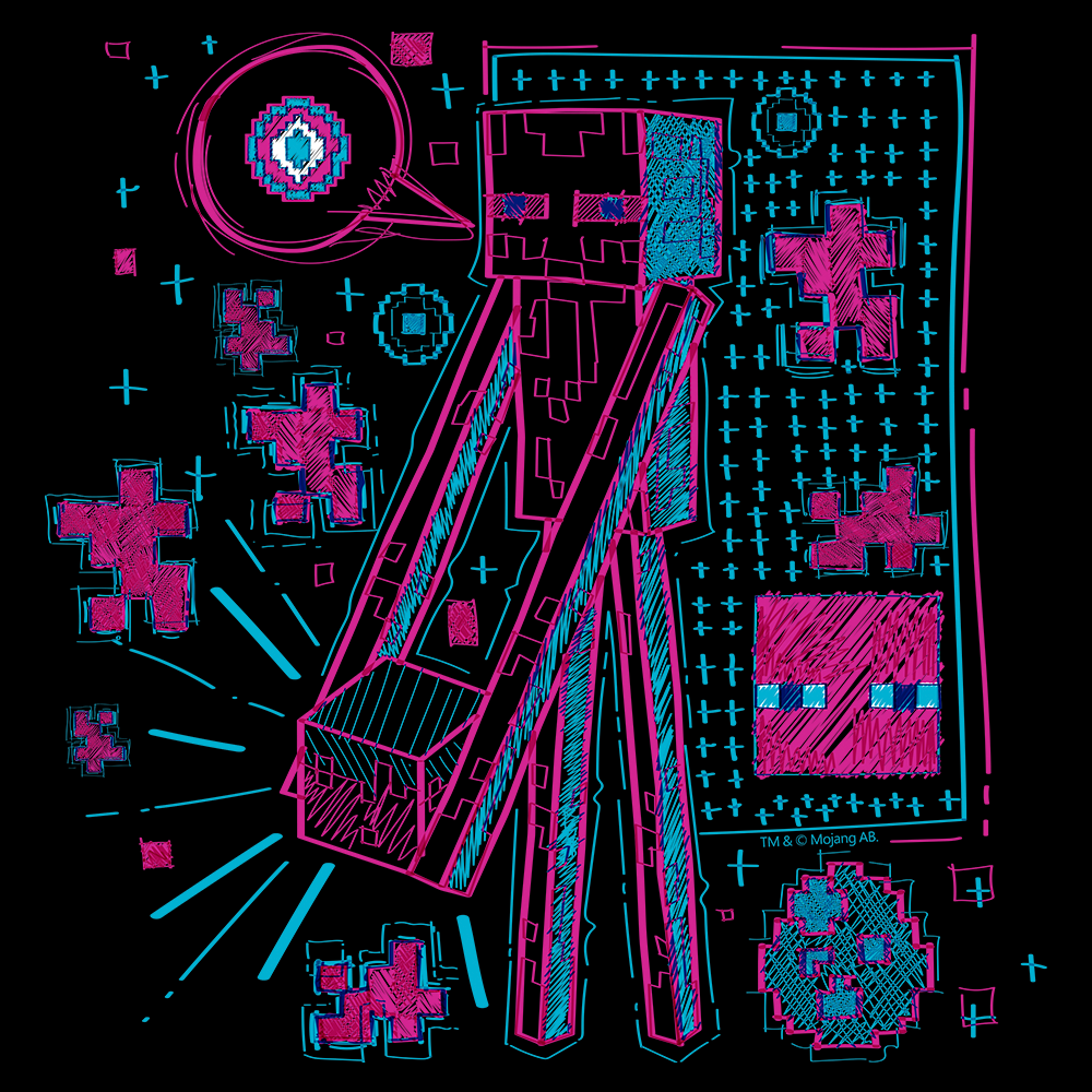 Acid Enderman in Minecraft