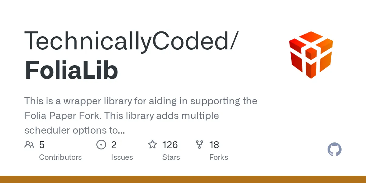 FoliaLib: Managing Schedulers for Modern Minecraft Servers
