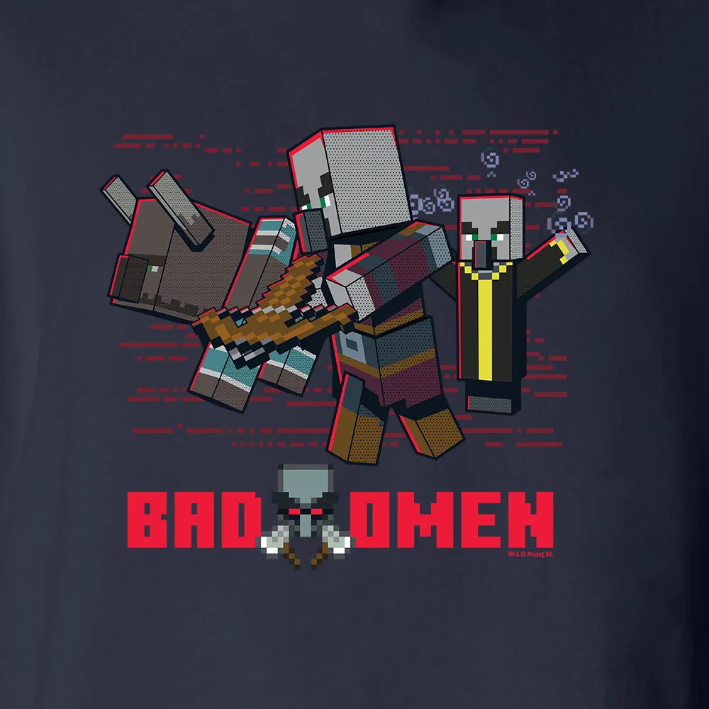 Bad Omen shirt in Minecraft