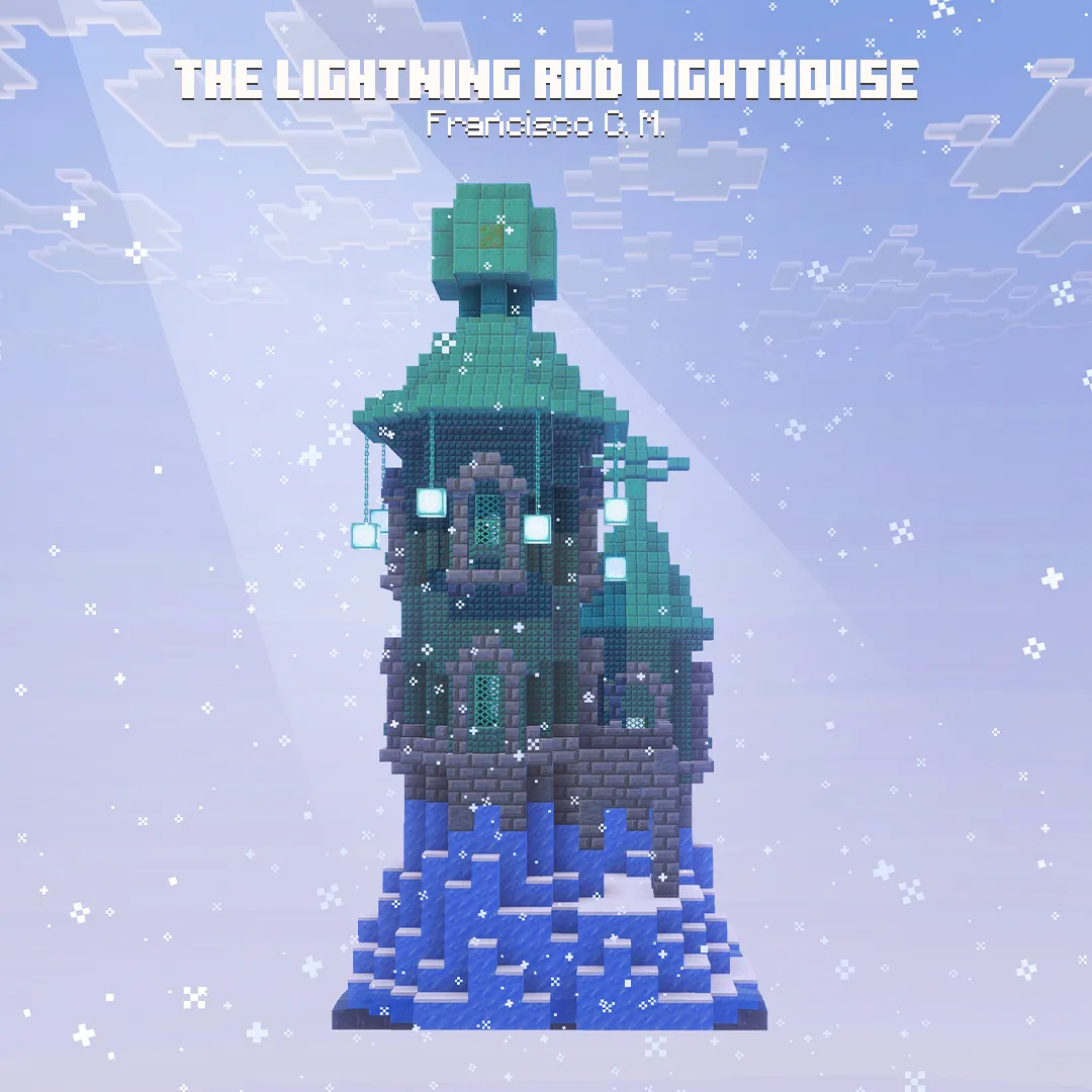 AMCM2 The Lightning Rod Lighthouse in Minecraft
