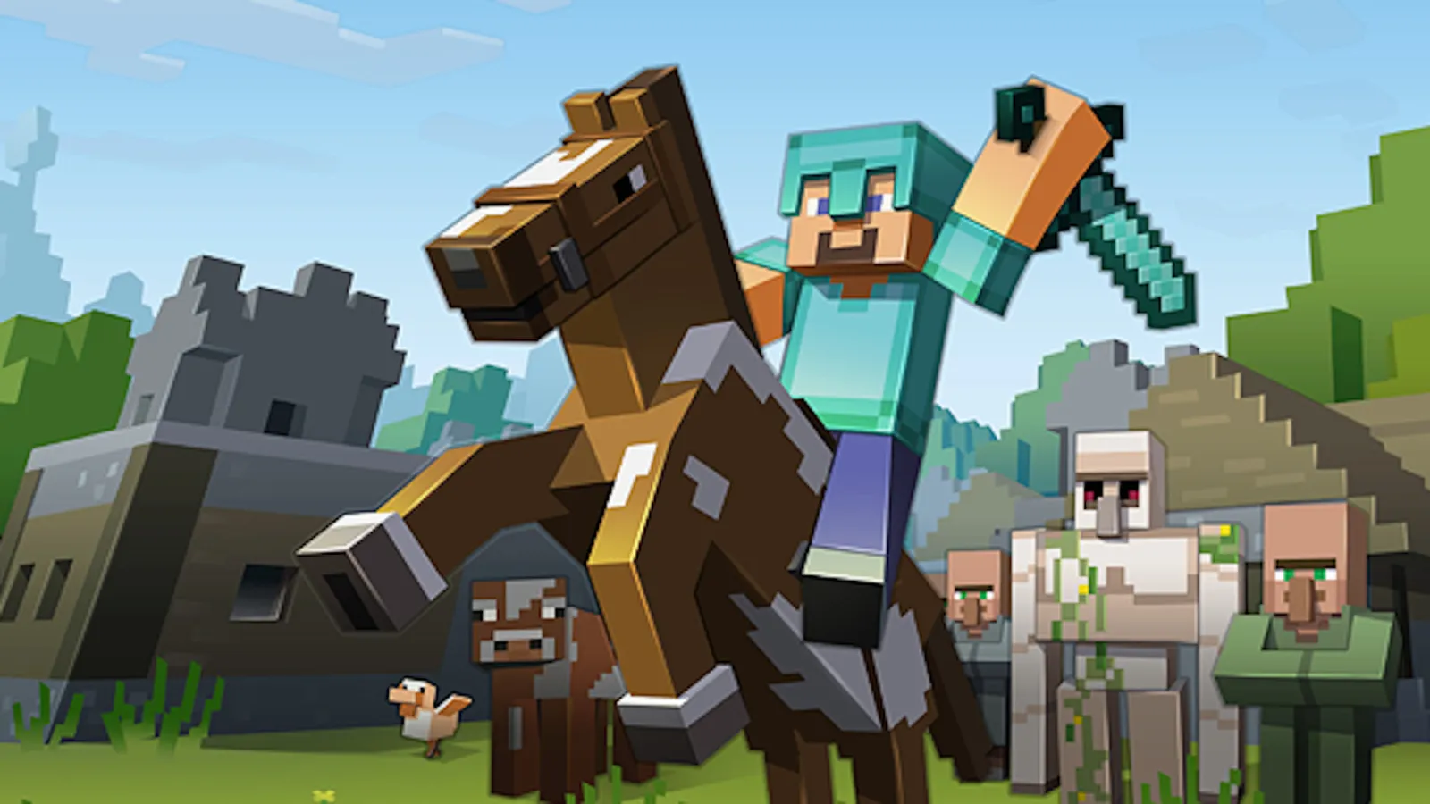 Minecraft server control panel with Java and Bedrock compatibility options displayed