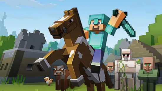 Minecraft server control panel with Java and Bedrock compatibility options displayed
