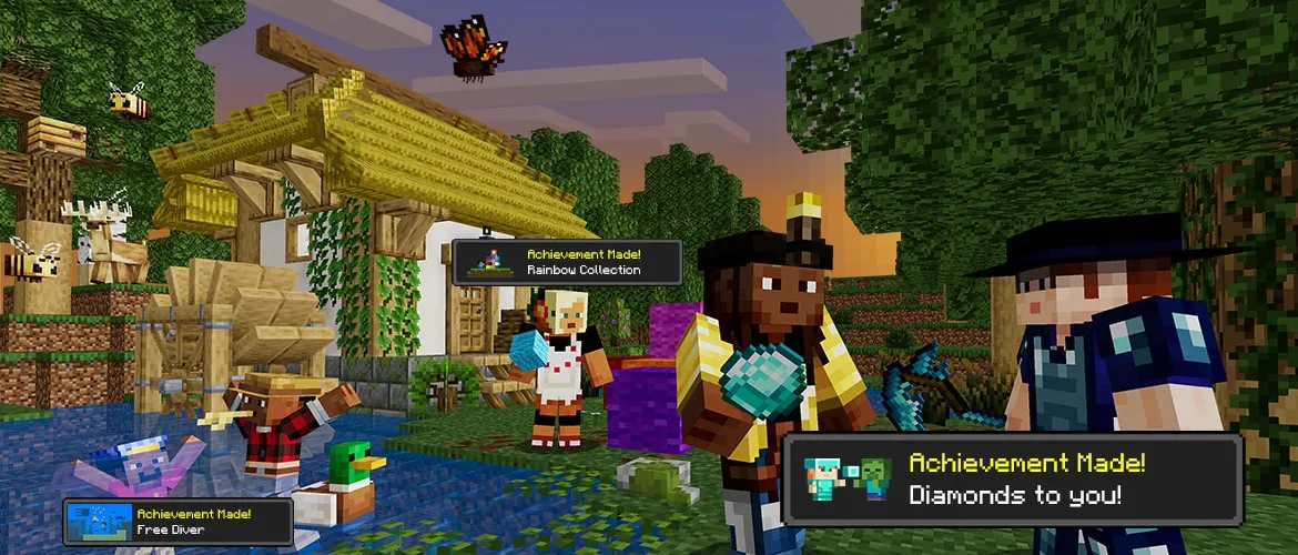 MC AddOnAchievements in Minecraft