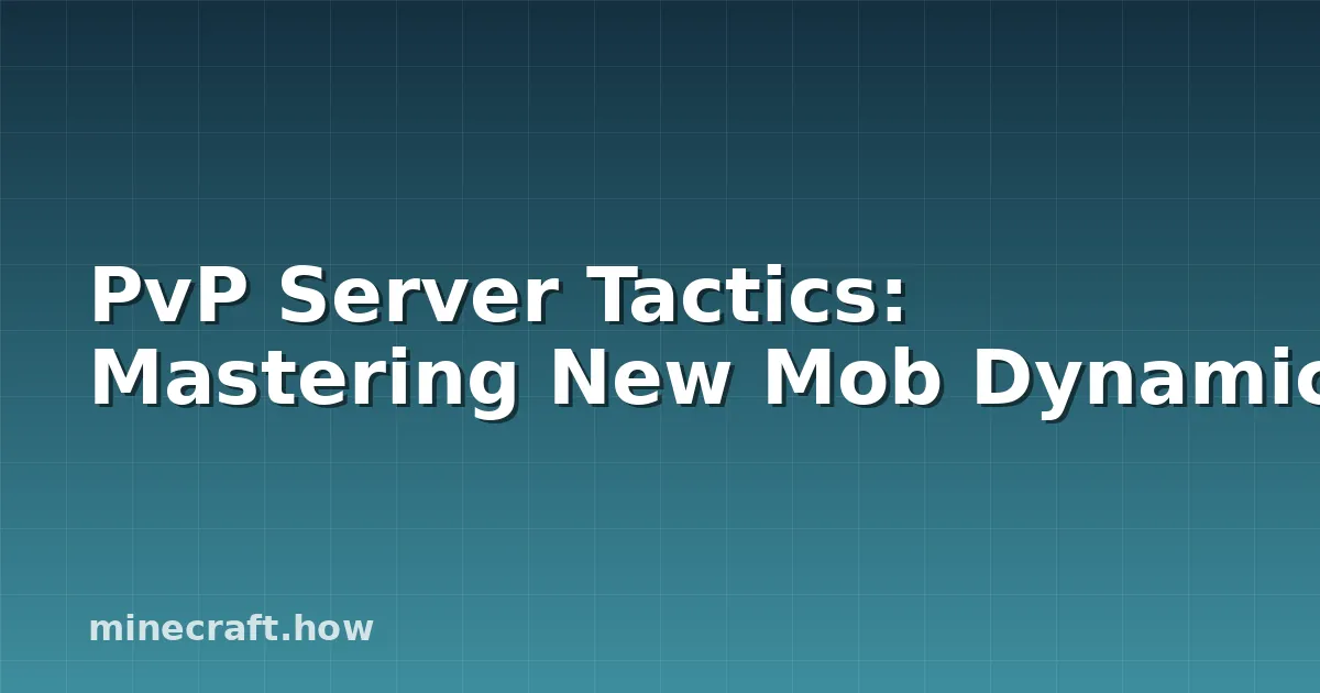 PvP-Server-Taktiken: Die neuen Mob-Dynamiken beherrschen
