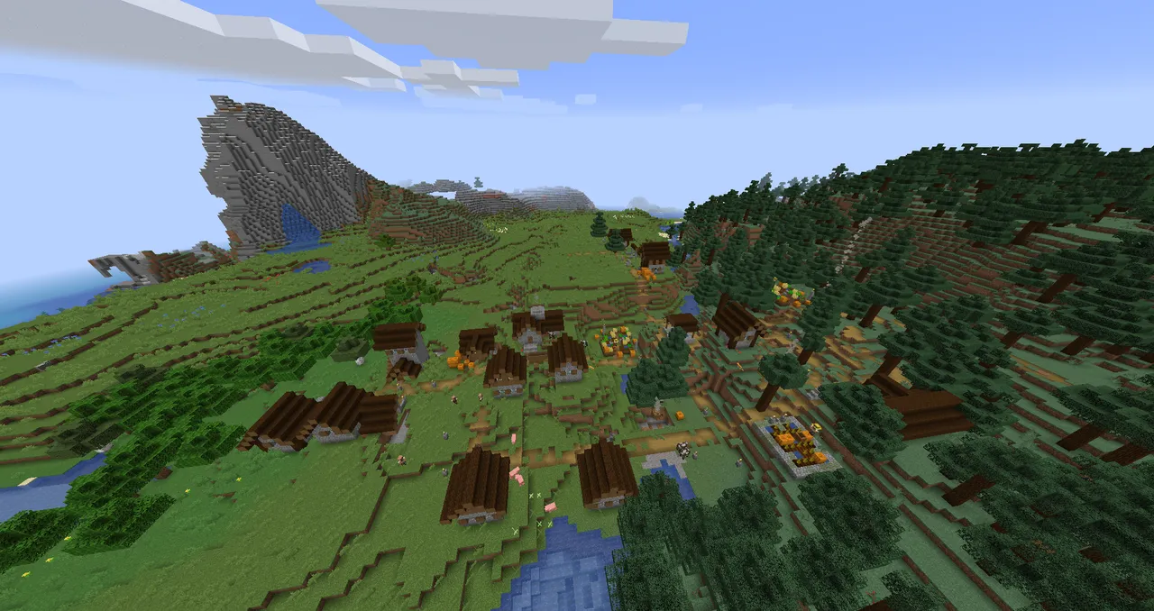 Taigainplains in Minecraft
