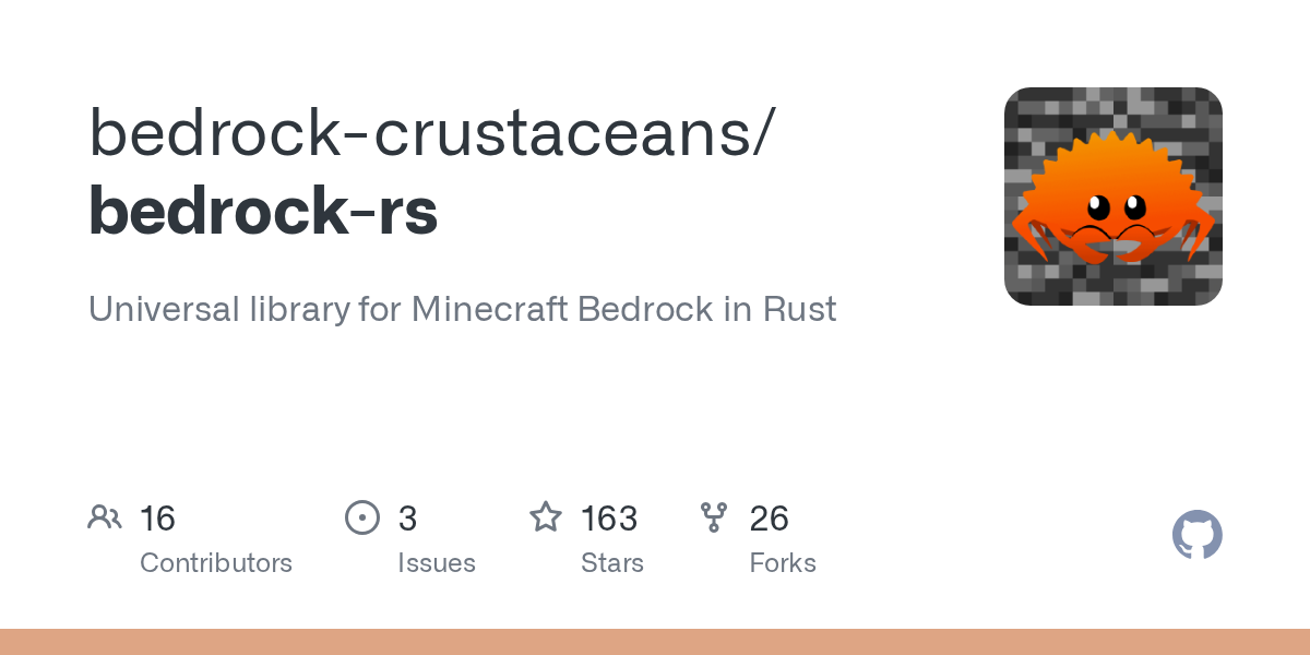 bedrock-rs: Building Bedrock Tools in Rust