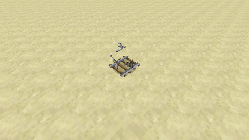 Stem (in minecart) 14w10a in Minecraft