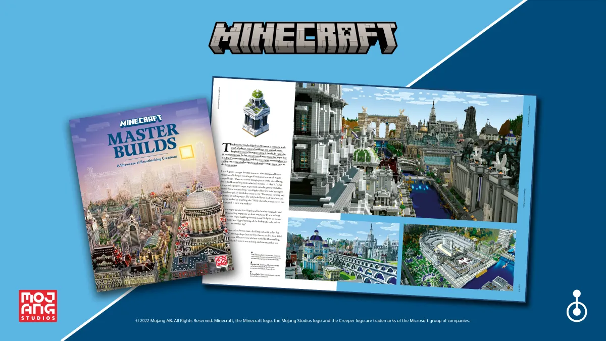 Minecraft Master Builds promo in Minecraft