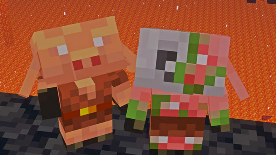 Timer overlay during Minecraft speedrun with Nether portal and bastion route