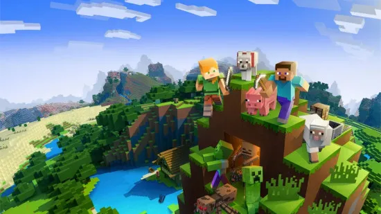 Player in modded server exploring custom biome with mods installed and multiplayer gameplay