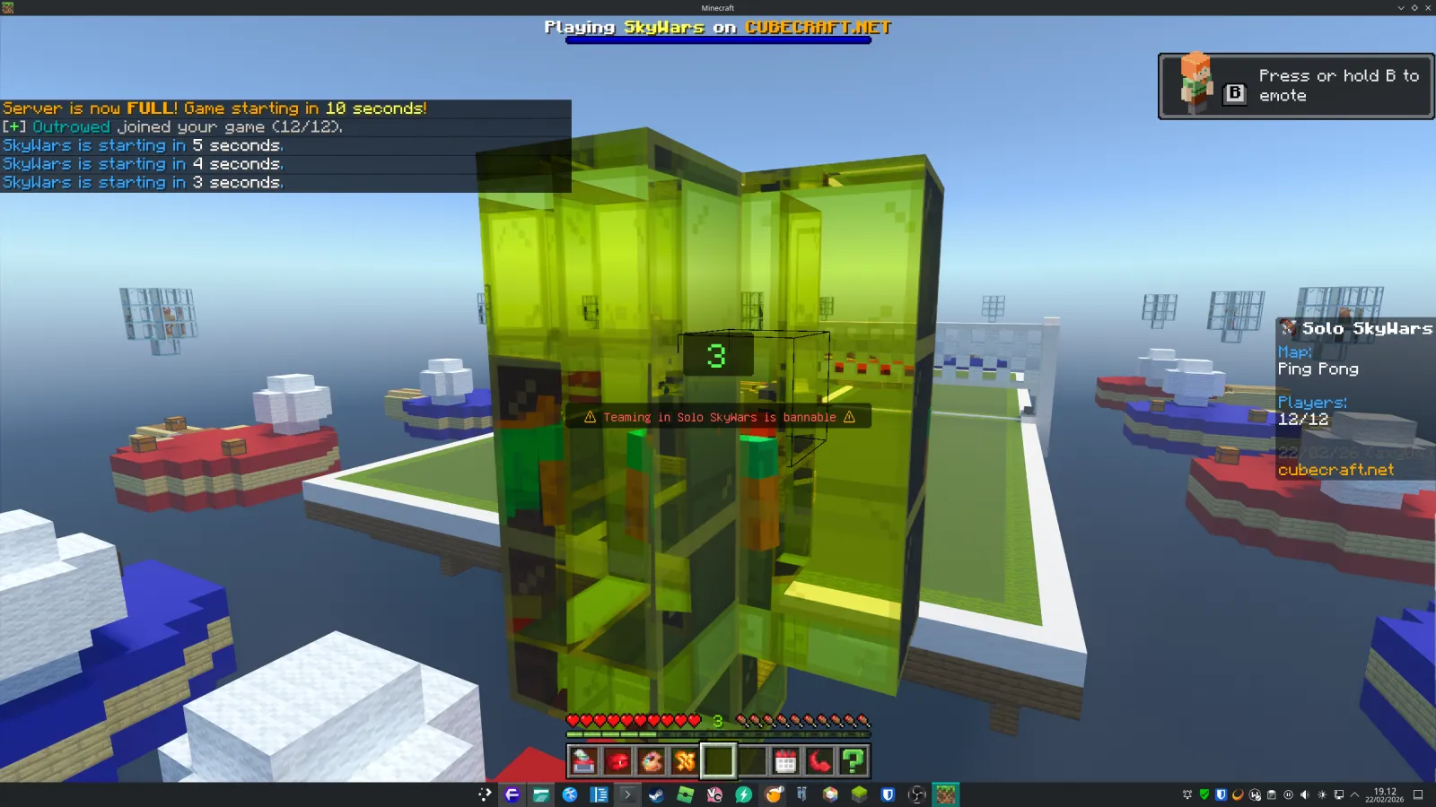 CubeCraft Ray Tracing Linux MCBE in Minecraft