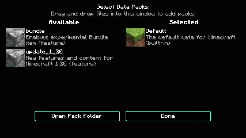 Технические изменения Minecraft 2026: Data Packs и NBT