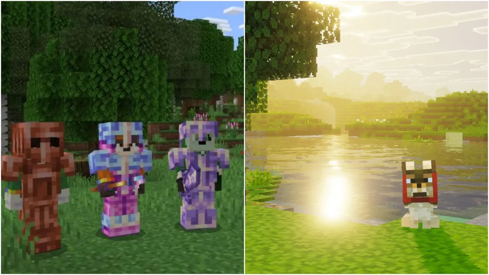 Minecraft Marketplace Schnittstelle mit kostenlosen Add-ons und Welten während des Wochenendpasses