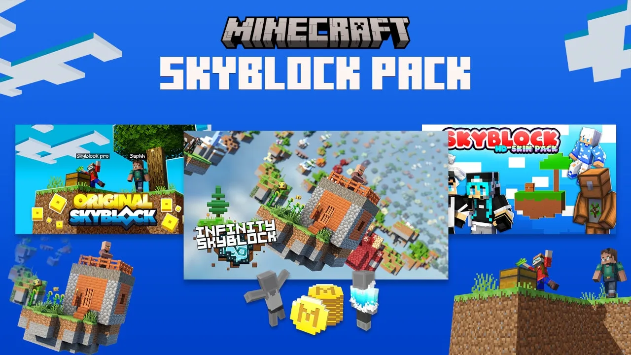 Skyblock Pack cover in Minecraft