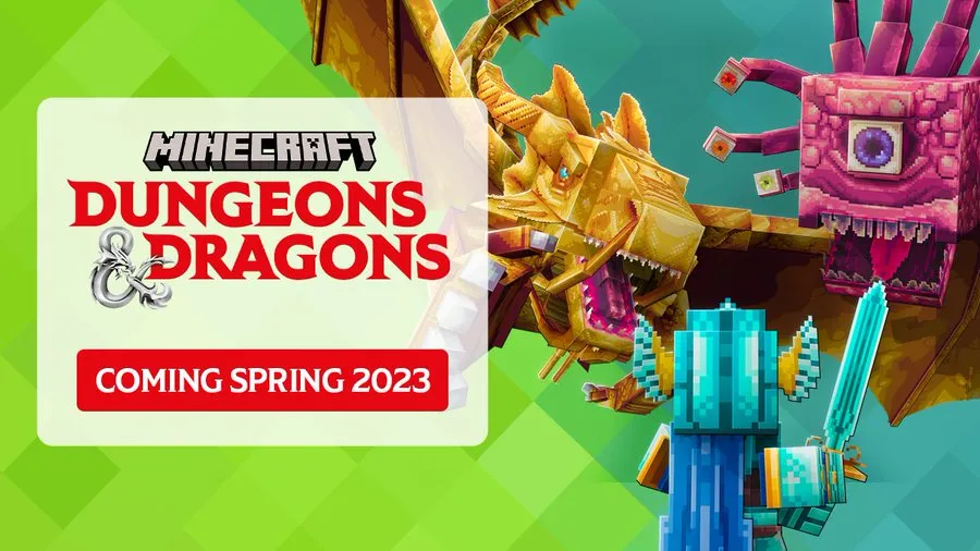 D&D teaser in Minecraft