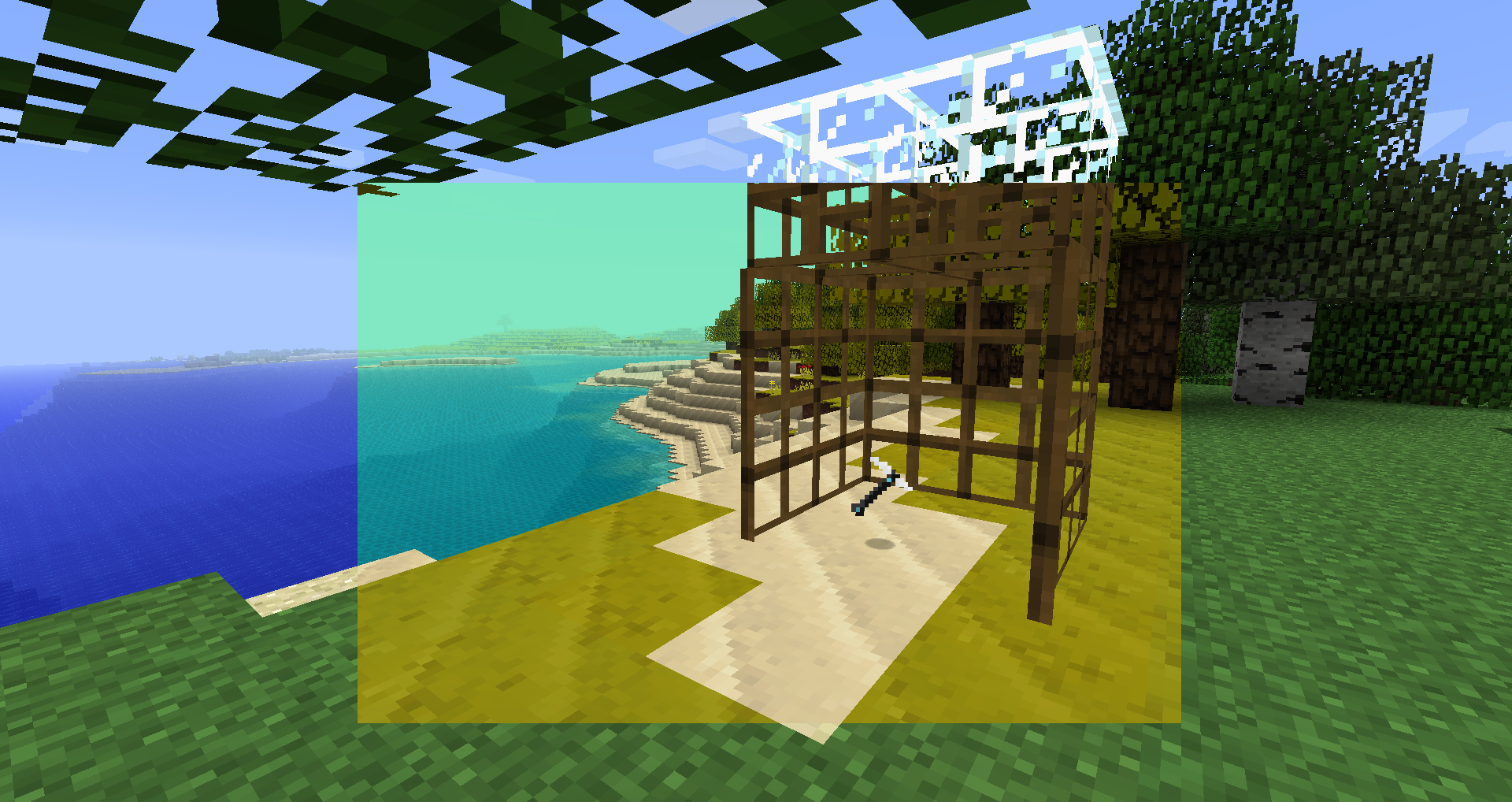 Texture pack example in Minecraft