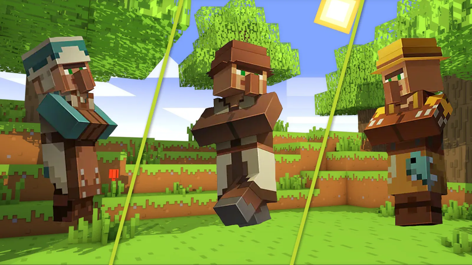Minecraft player equipped with Herschel backpack showing creeper and enderman themed designs