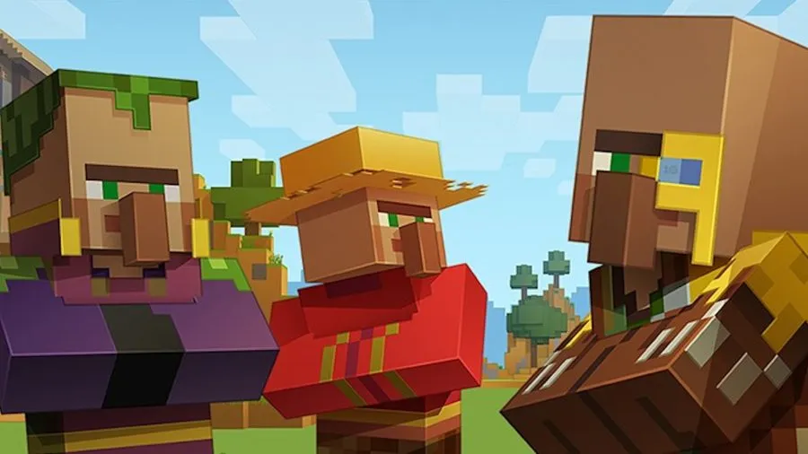 Minecraft player equipped with Herschel backpack showing creeper and enderman themed designs