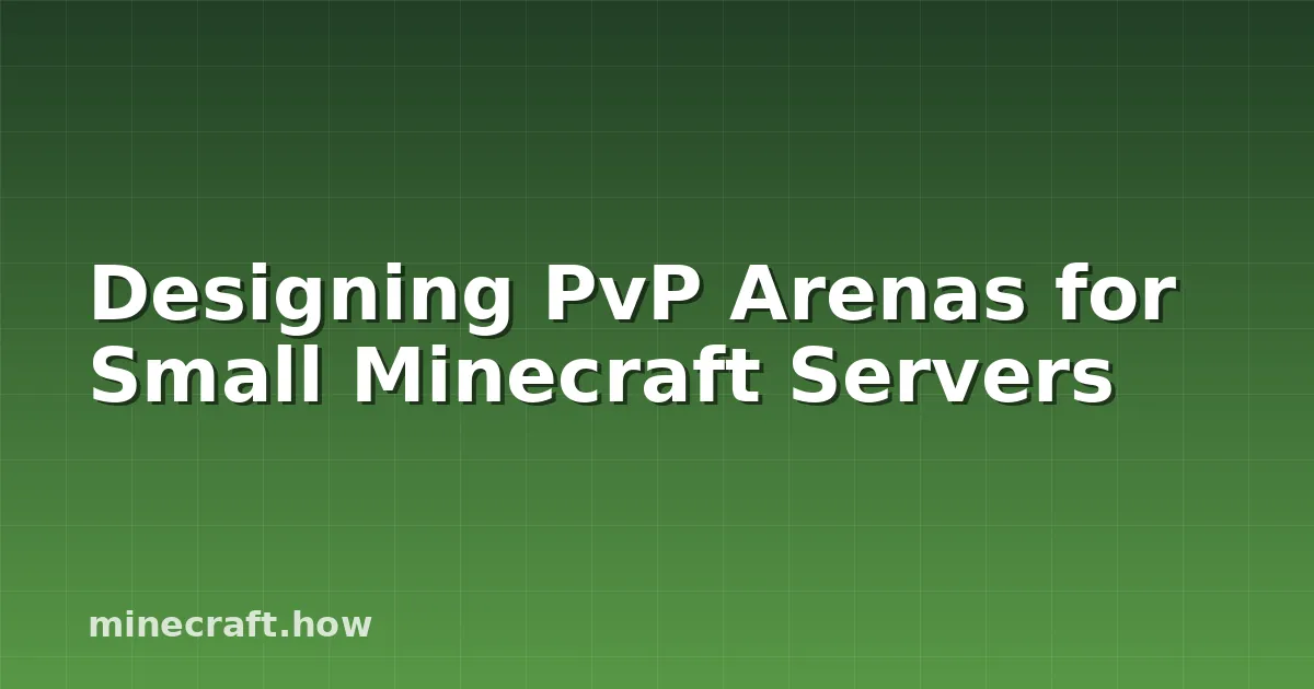 Small Minecraft server PvP arena with spectator stands and combat zone