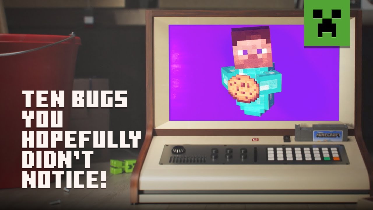 10 Things Minecraft Ten Bugs You Hopefully Didn't Notice! Thumbnail in Minecraft