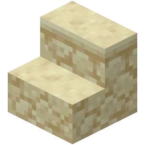 Sandstone Stairs (N) JE6 in Minecraft