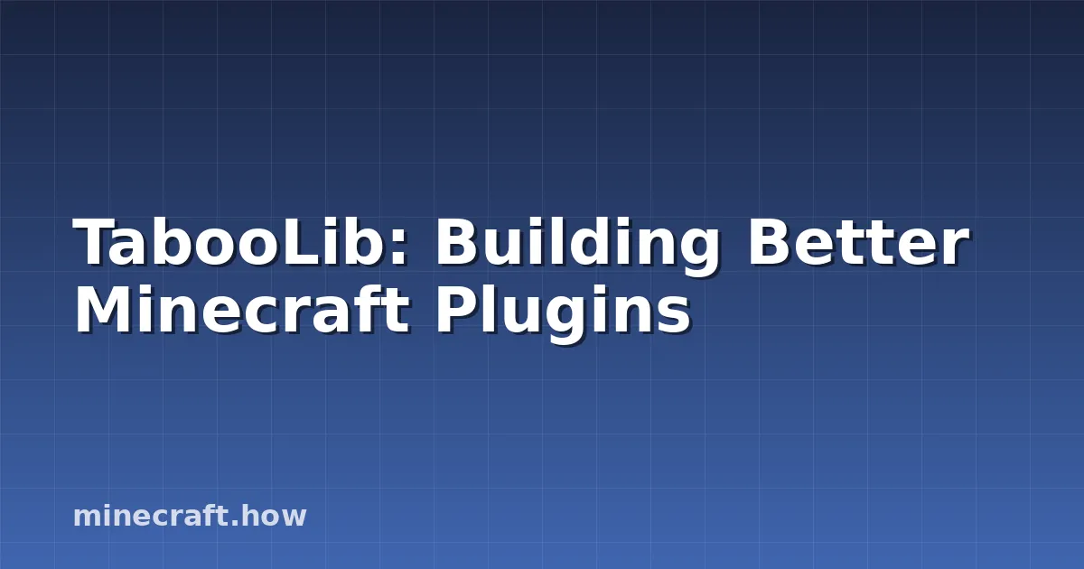TabooLib development environment showing plugin code and configuration files