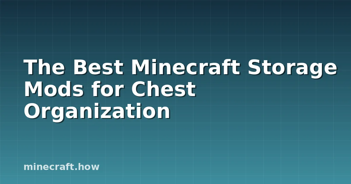 Minecraft organized storage room with chests, barrels, and modded storage containers