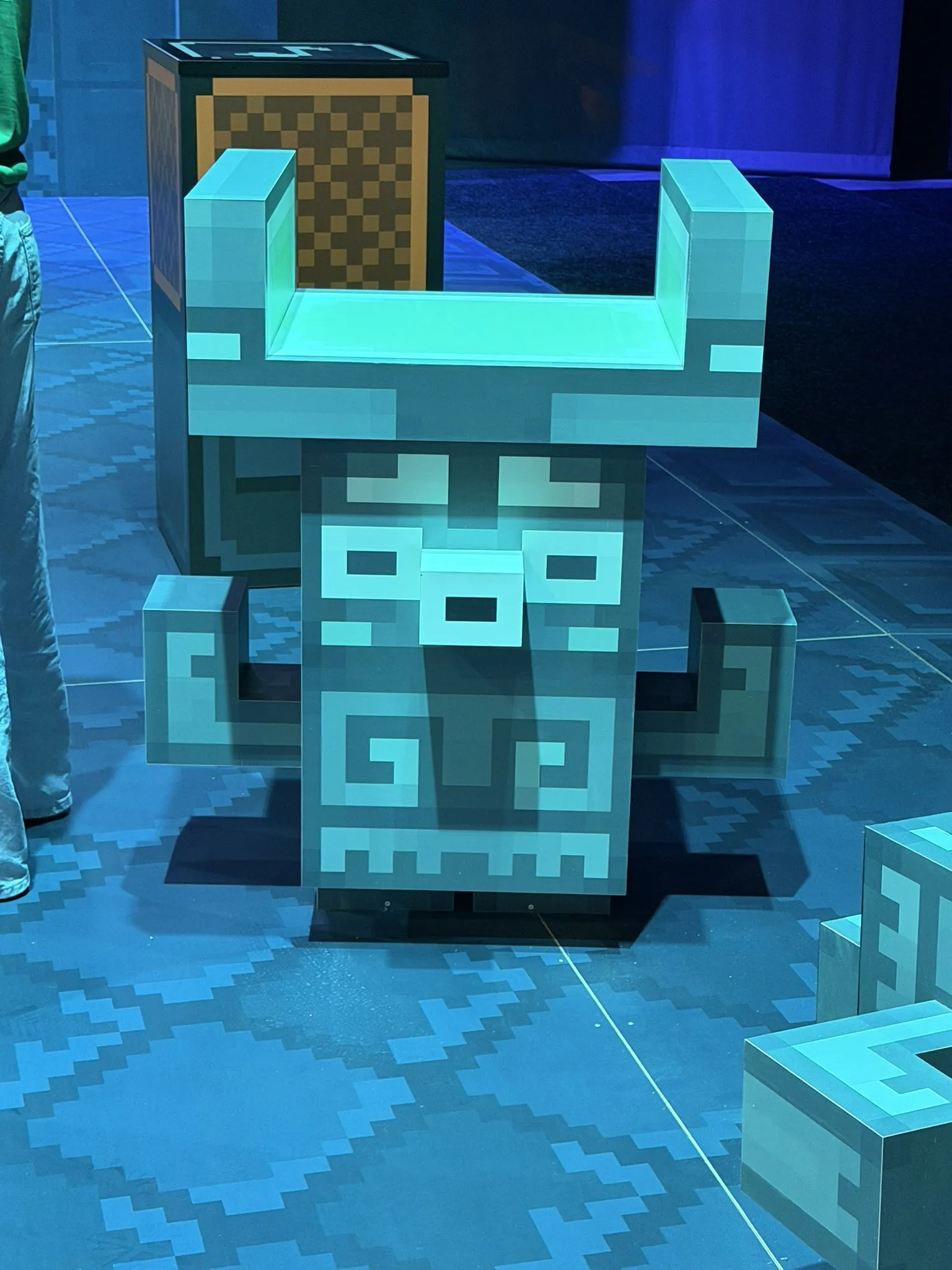 TwitchCon Minecraft Dungeons II section in Minecraft