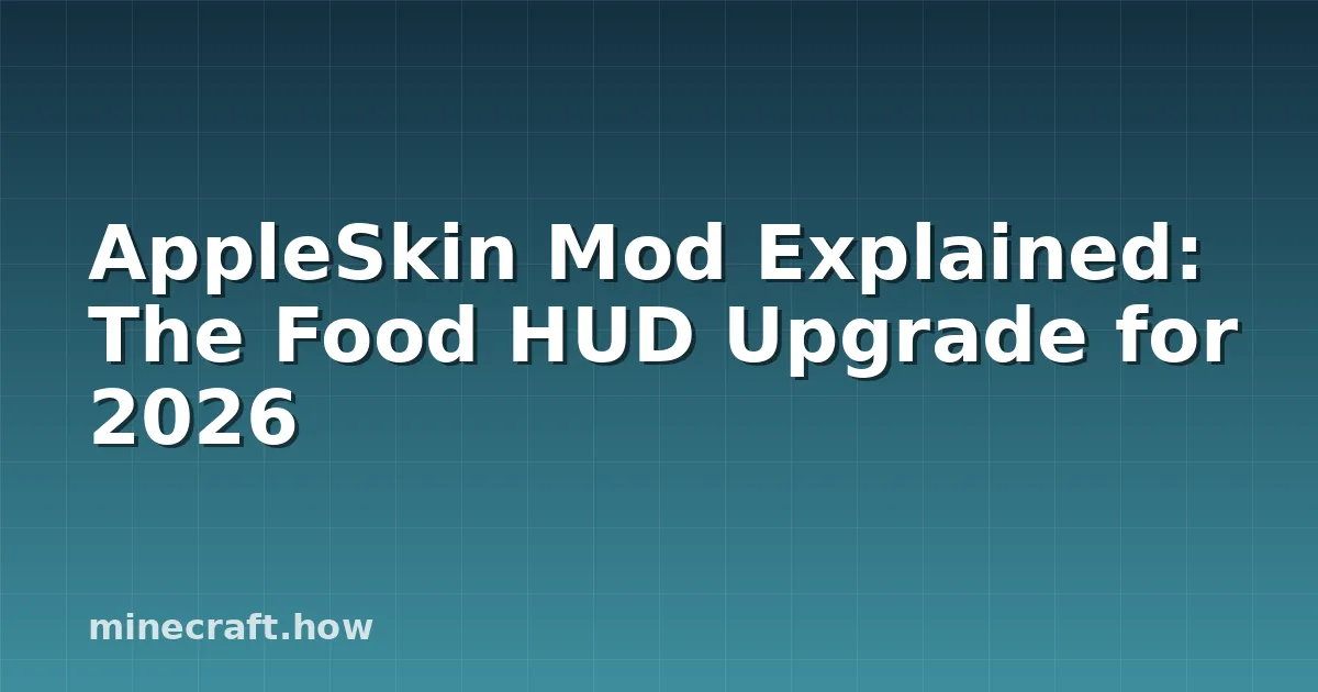 Minecraft hunger bar showing saturation and food restoration values with AppleSkin mod overlay