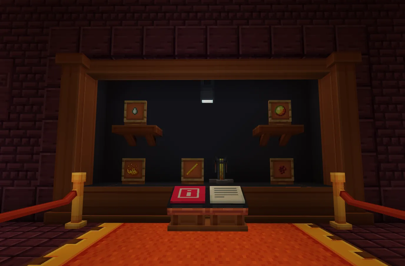 Potion Brewing Exhibit in Minecraft