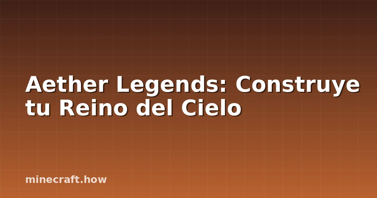Aether Legends: Construye tu Reino del Cielo