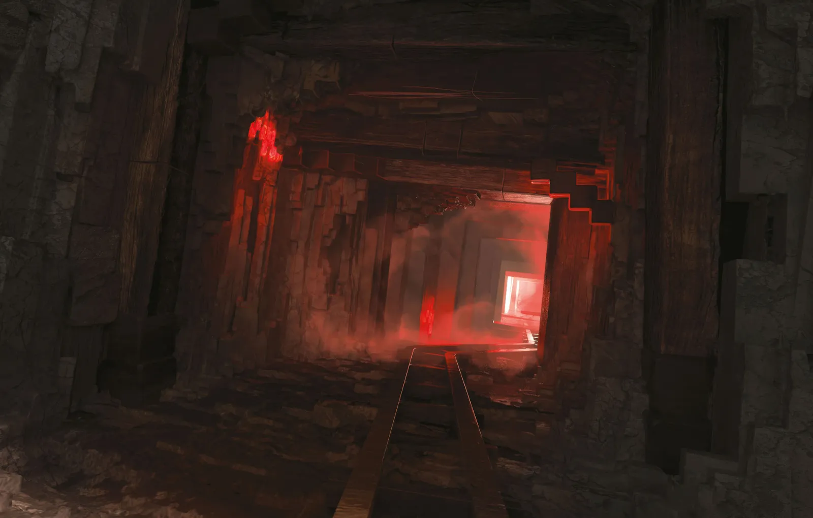 AMCM FBTBC concept art redstone mine in Minecraft