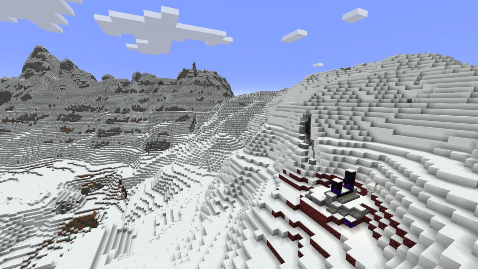 Snowy Slopes 1.18 in Minecraft