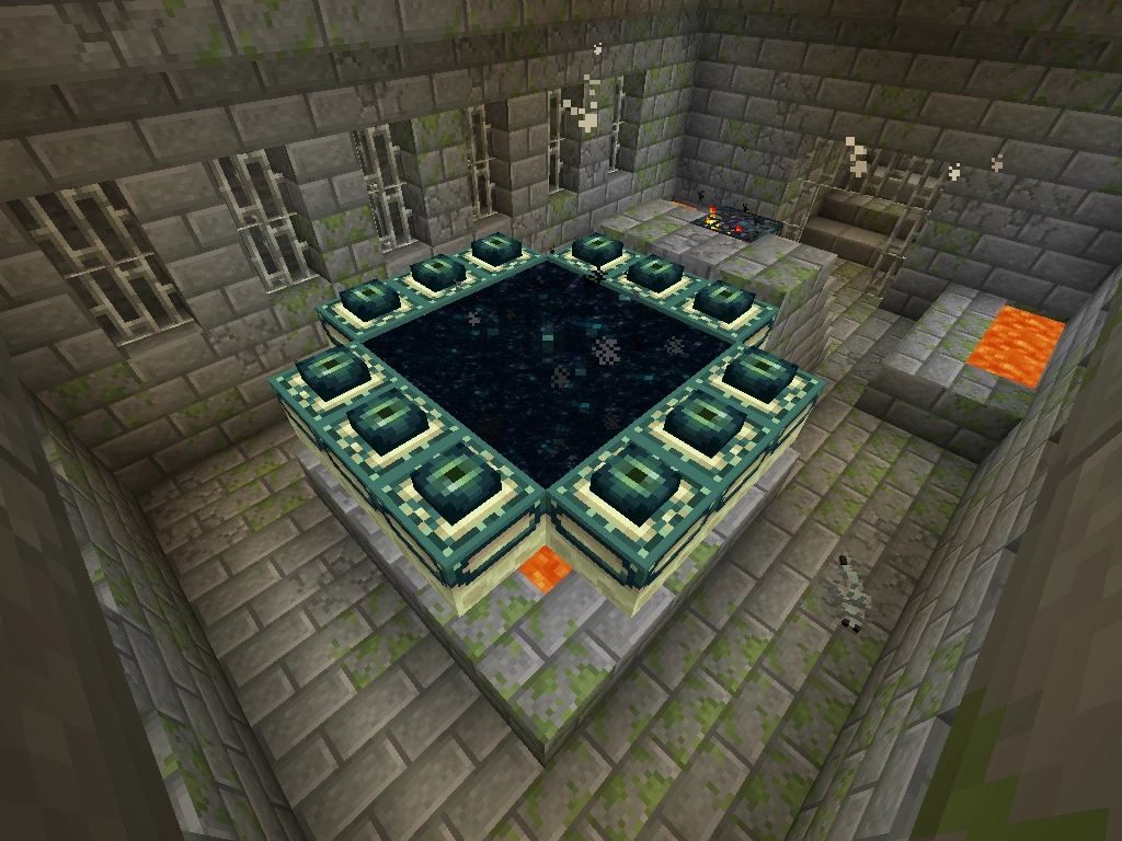 Active End Portal in Minecraft