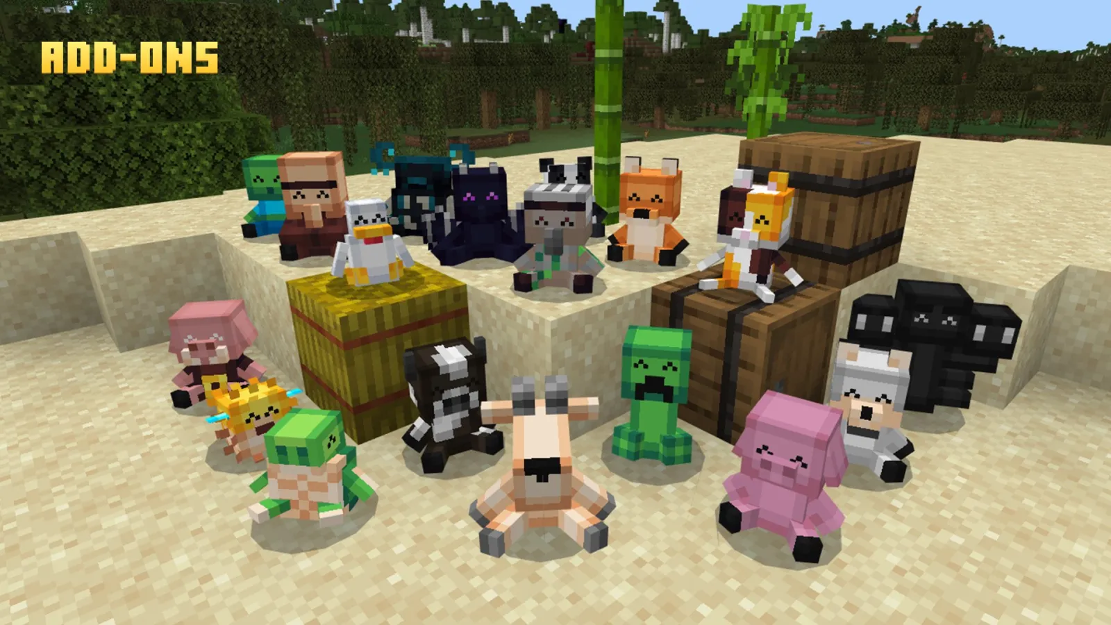 Plușii de mob în Minecraft