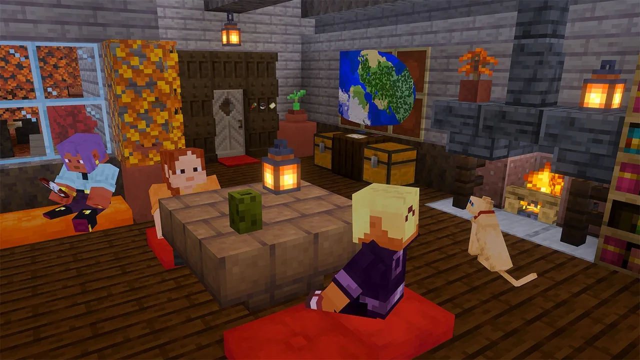 Dappled Forest Campaign Sitting in Minecraft