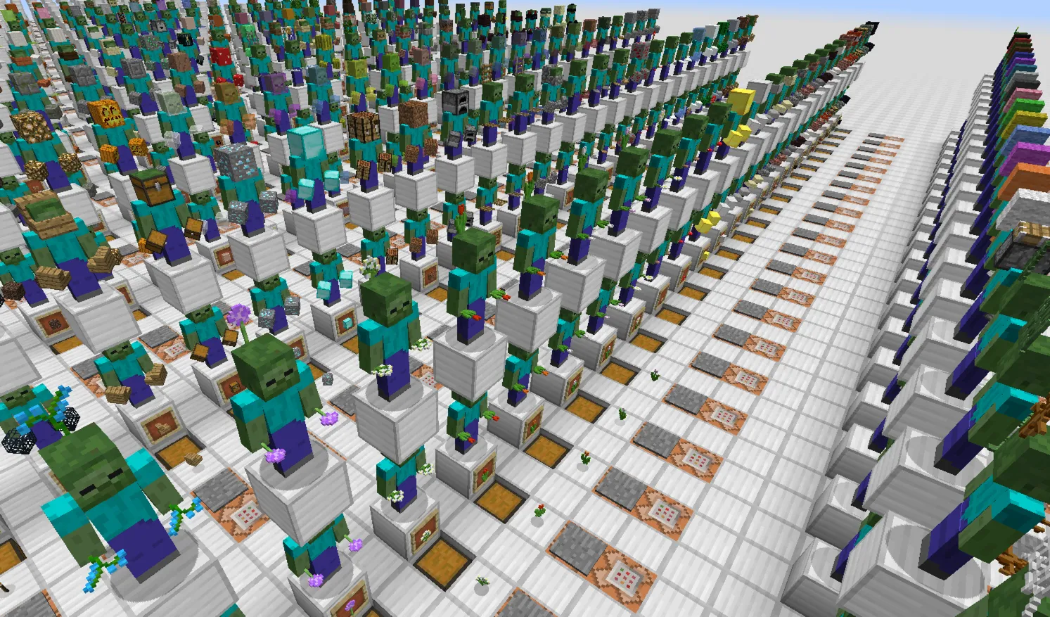 Grum Zombies in Minecraft