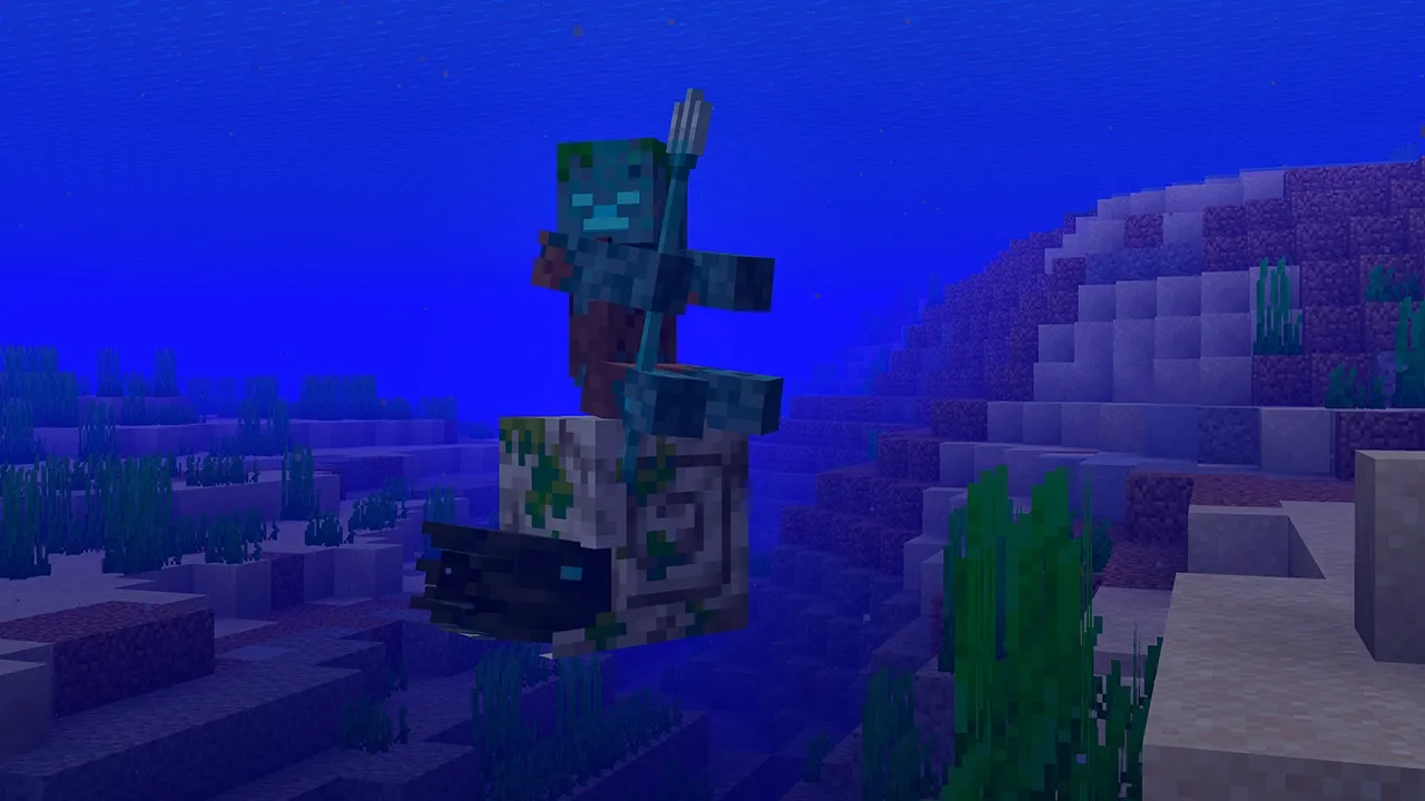 Minecraft 26.3 Snapshot 10, Drowned 변경 사항 및 메뉴 롤백