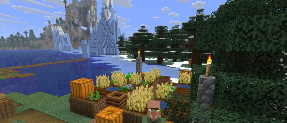 Minecraft Java Edition snapshot loading screen showing the 26.3 Pre-Release 3 version number