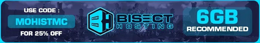 A Minecraft Bedrock custom multiplayer server lobby running smoothly with custom plugins active