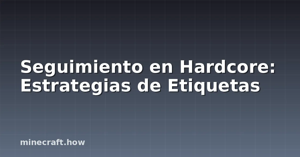 Seguimiento en Hardcore: Estrategias de Etiquetas