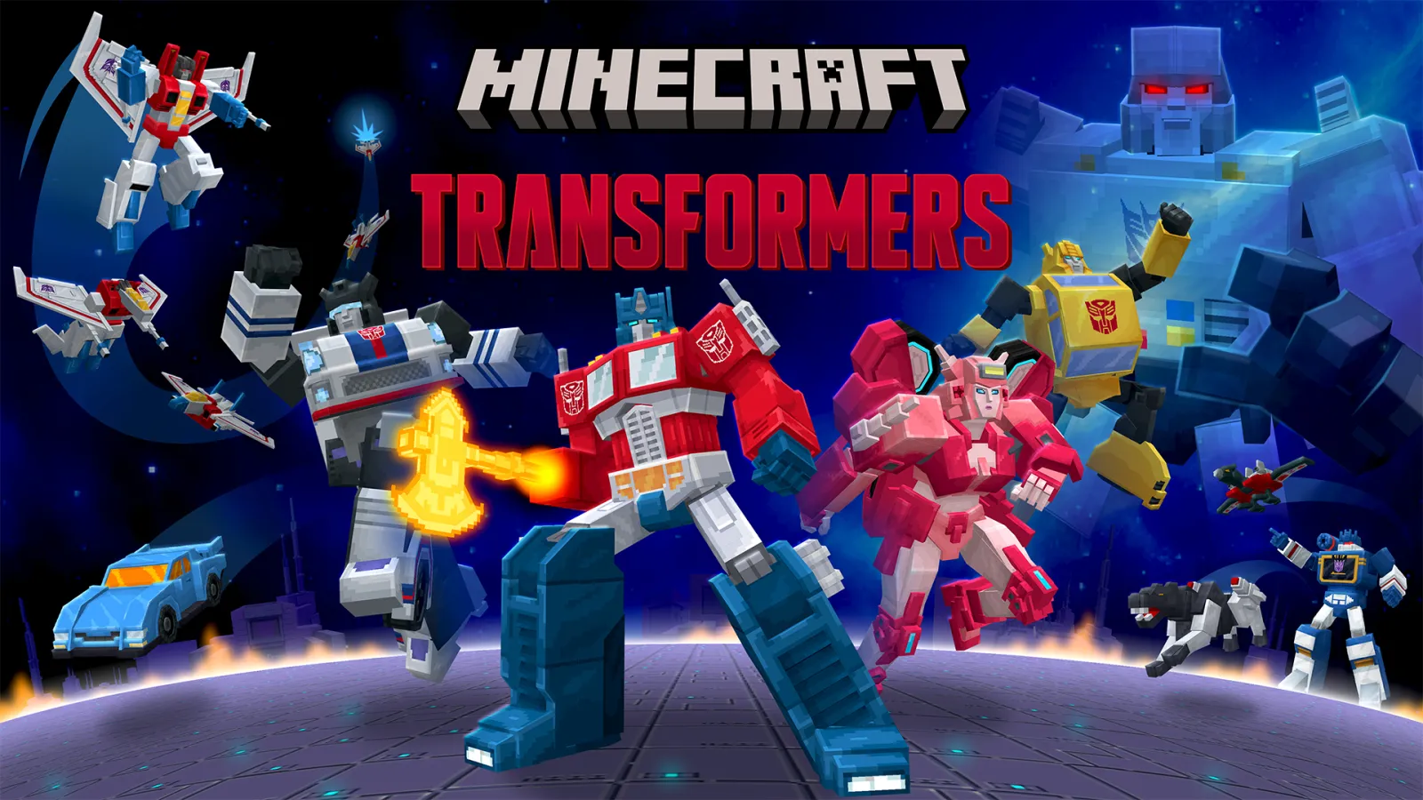 Transformers в Minecraft: 12 Автоботов и Десептиконов