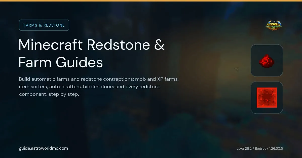 Minecraft Redstone Farm Guide: Best Auto Designs and Mechanics