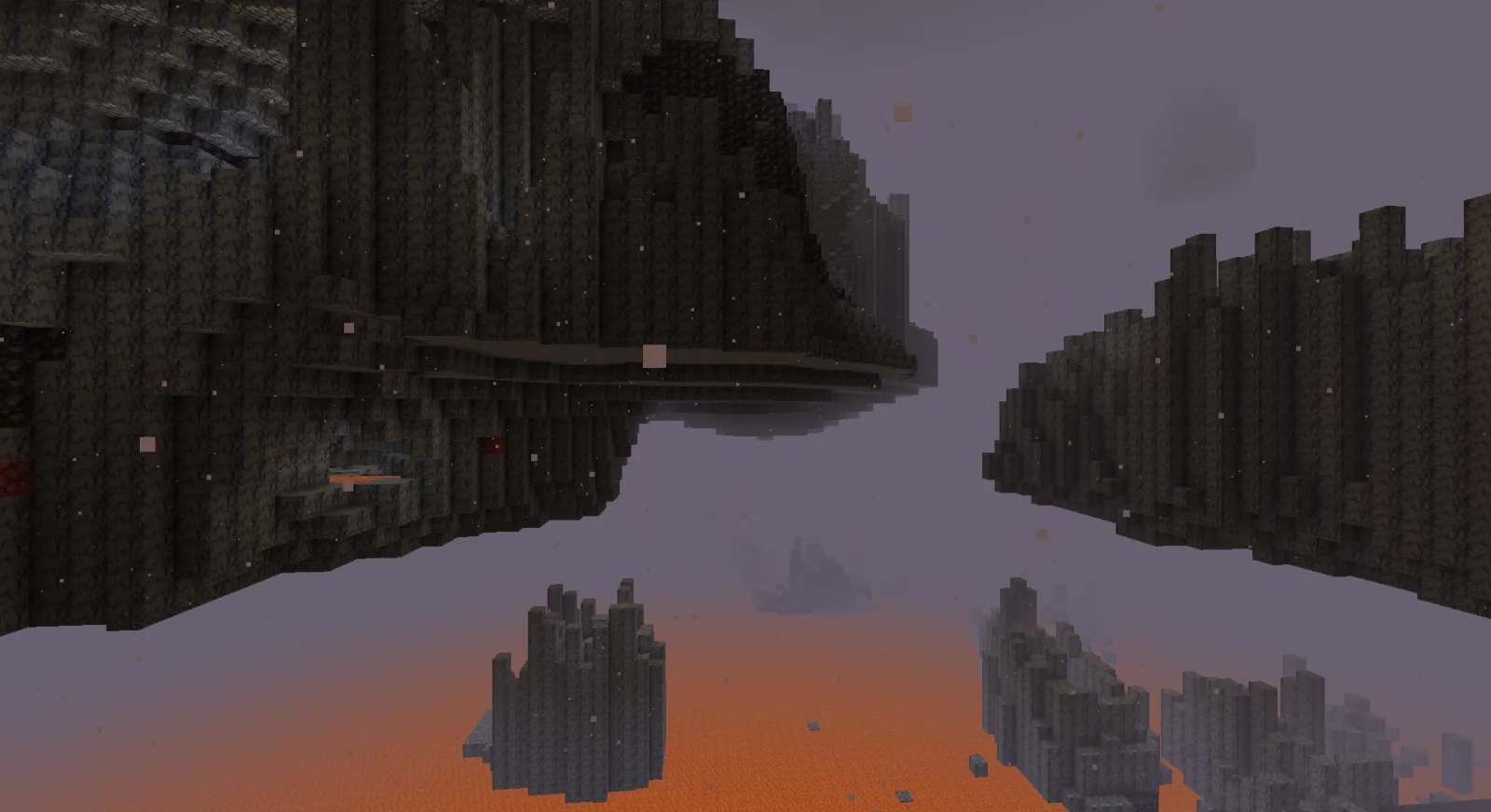 A Minecraft 1.12.2 anarchy server environment with a custom client interface active