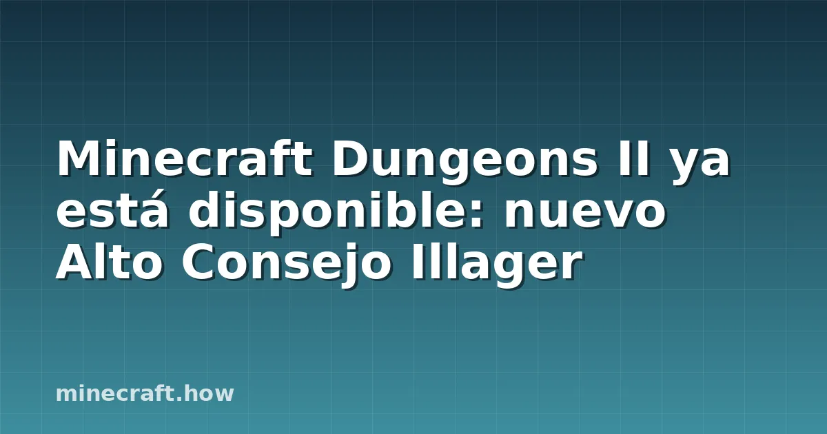 Captura de Minecraft Dungeons II mostrando a un jugador combatiendo illagers en una dimensión colorida